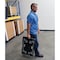 Vestil Fold Flat Plastic Cart 300 lb Poly Casters 26 3/4 x 16 1/4 x 36 1/2 FF-FPT-1627 - alternate 9